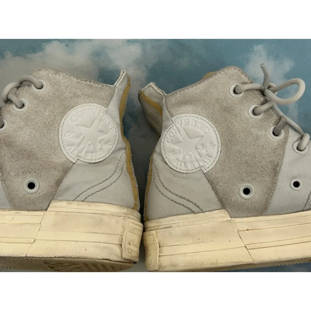 Converse Chuck 70 Plus High Women 6.5 Platform Distorted‎ Aged Blue AO5259C